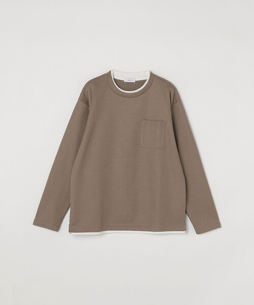 Naptime フェイクレイヤード ロングtシャツ Naptime.】 フェイクレイヤードLONG T-SHIRTS-WHITE - メルカリ