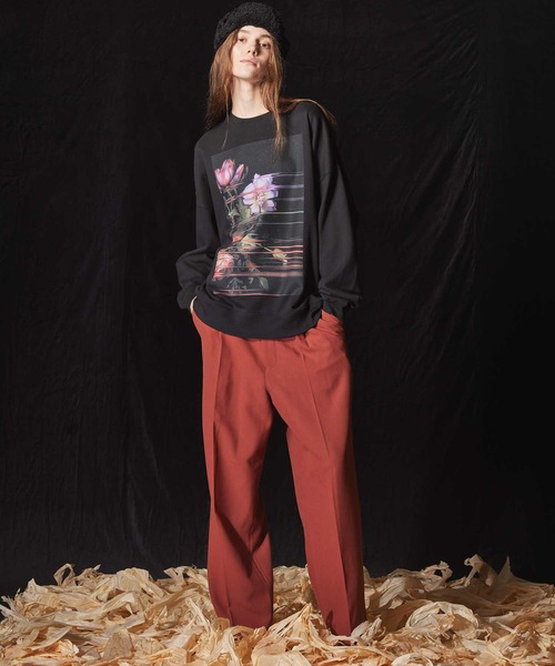 MAISON SPECIAL ダブルクロスワンタックワイドパンツ MAISON SPECIAL パンツ 「UNISEX」Double-Cloth One-Tuck Wide