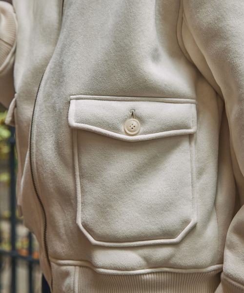 MONO-MART（モノマート） ムートンコート ボアコート ボア襟付き