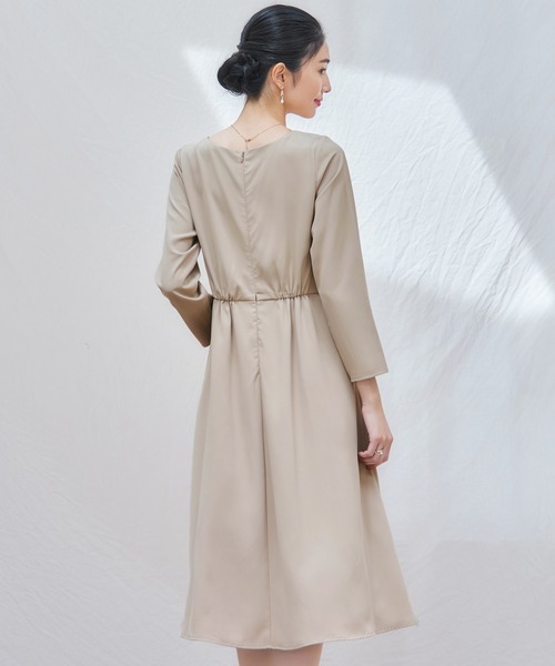 DRESS+（ドレスプラス） ドレス パーティードレス ワンピース 袖付き