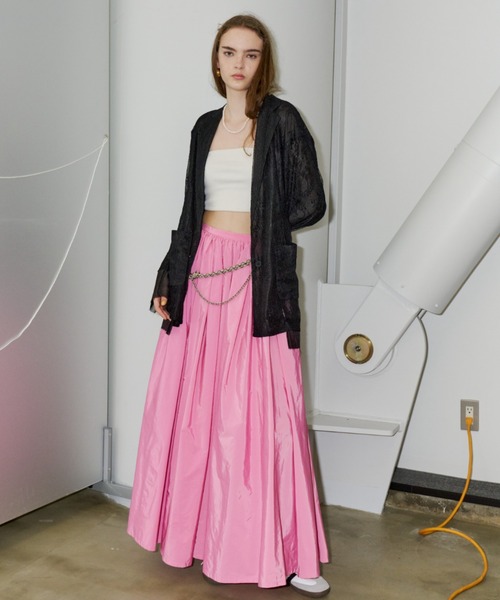 スカート Voluminous taffeta skirt/ボリュームタフタスカート