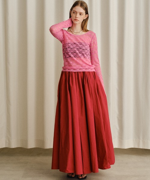 スカート Voluminous taffeta skirt/ボリュームタフタスカート