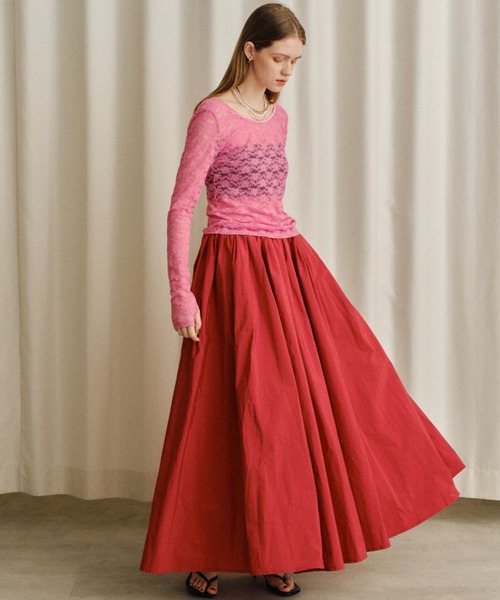 スカート Voluminous taffeta skirt/ボリュームタフタスカート