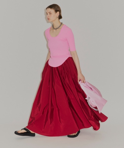 スカート Voluminous taffeta skirt/ボリュームタフタスカート
