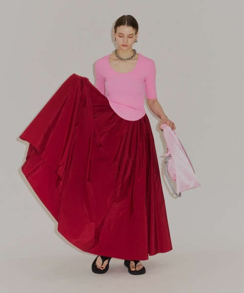 スカート Voluminous taffeta skirt/ボリュームタフタスカート