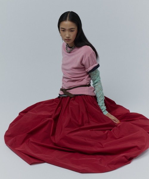 スカート Voluminous taffeta skirt/ボリュームタフタスカート