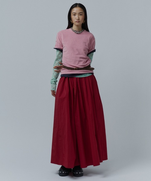 スカート Voluminous taffeta skirt/ボリュームタフタスカート