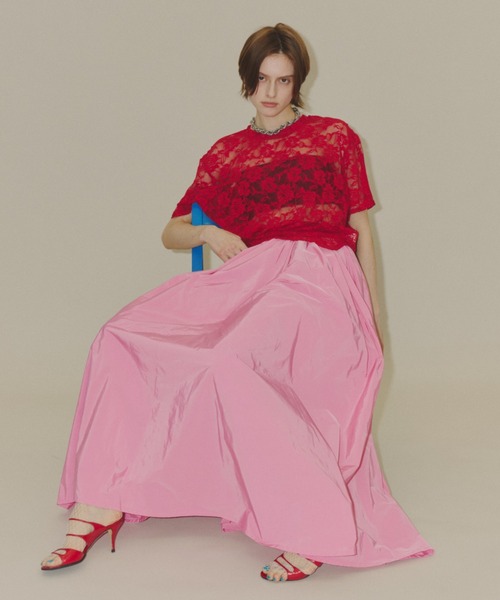 スカート Voluminous taffeta skirt/ボリュームタフタスカート