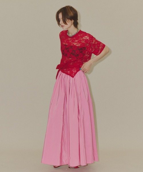 スカート Voluminous taffeta skirt/ボリュームタフタスカート