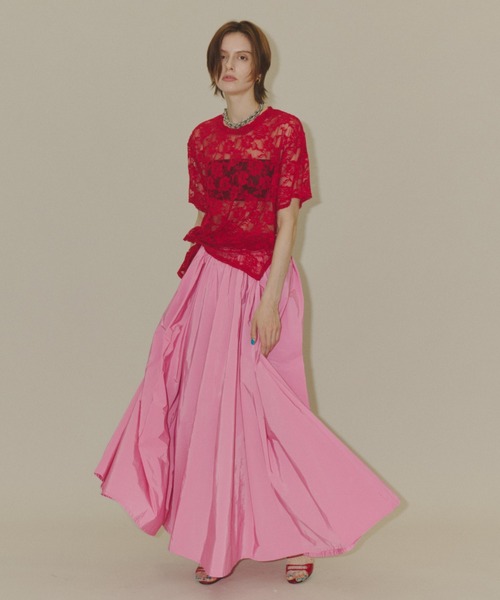 スカート Voluminous taffeta skirt/ボリュームタフタスカート