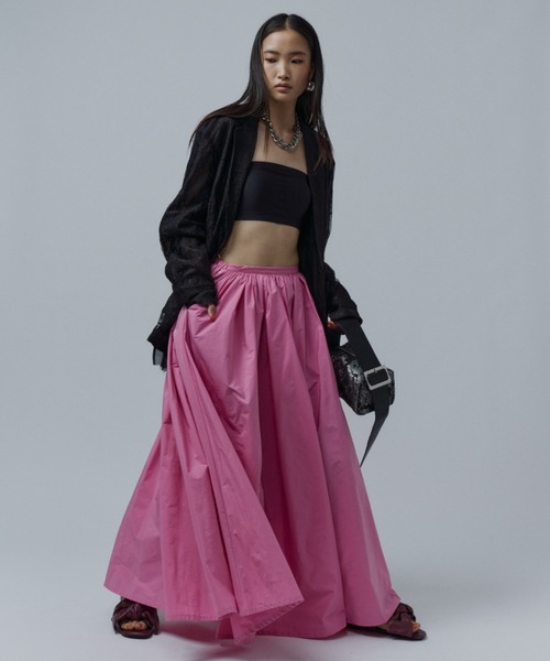 スカート Voluminous taffeta skirt/ボリュームタフタスカート