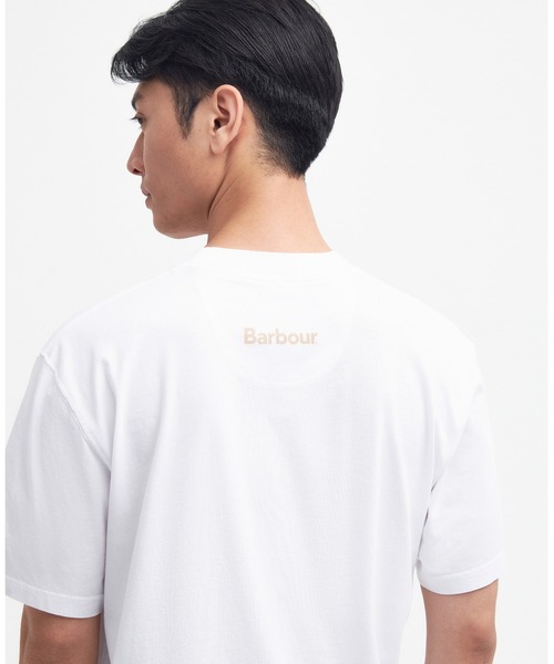 Barbour tシャツ アーカイブ グラフィック リラックスフィット T