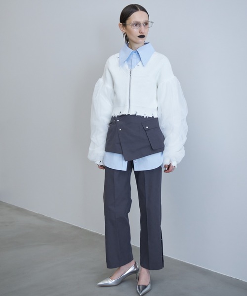 期間限定価格]Minimum knit CD ミニマムニットカーディガン