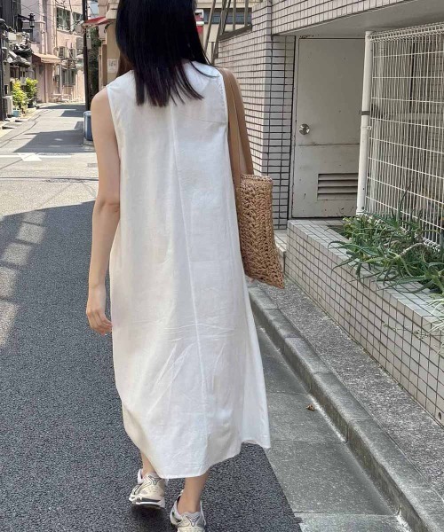 miniministore ワンピース リネンワンピース ノースリーブ 韓国