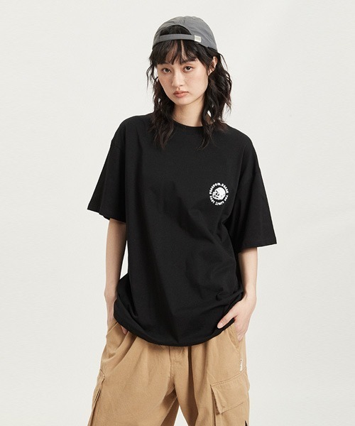 オーバーサイズ黒Tシャツ グラフィックプリント オーバーサイズ ブラック Tシャツ グラフィックプリント - メルカリ