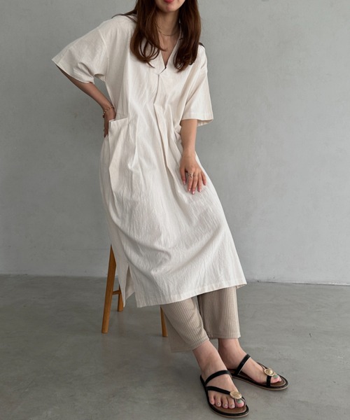 ワンピース リネンPOワンピース : ZOZOTOWN Yahoo!店 - 通販