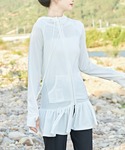 ラッシュガード 「2点セット」 裾フリル フー...の詳細画像5
