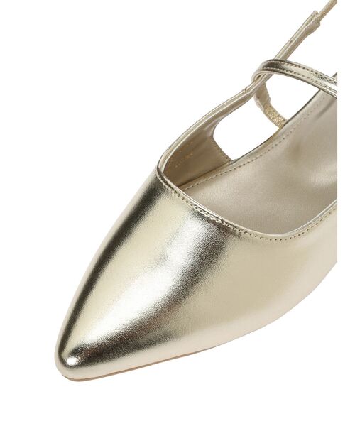 PIPICHIC スリングバックミュール 37 RHC別注 Green Parks パンプス RUPIS. スリングバックミュール