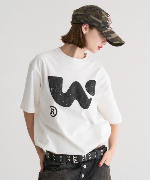 ★送料・関税込★LMC★DOODLE COLLAGE TEE★ T-GRAPHICS メッセージ刺繍Tシャツ レディース