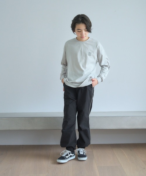 GLOBAL WORK パンツ ストレッチラインパラシュートパンツ/130935