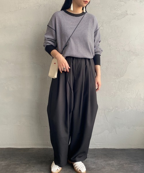 パンツ カーゴパンツ 「mizuiro ind/ミズイロインド」 ワイドカーゴ  