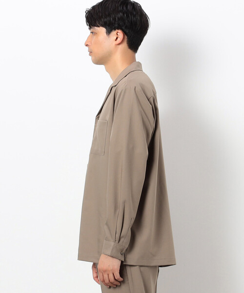 COMME CA ISM シャツ ファンクショナル ストレッチツイル