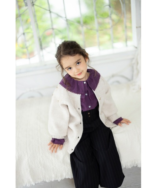 zuppa di zucca（ズッパ ディ ズッカ） カーディガン 花刺繍長袖