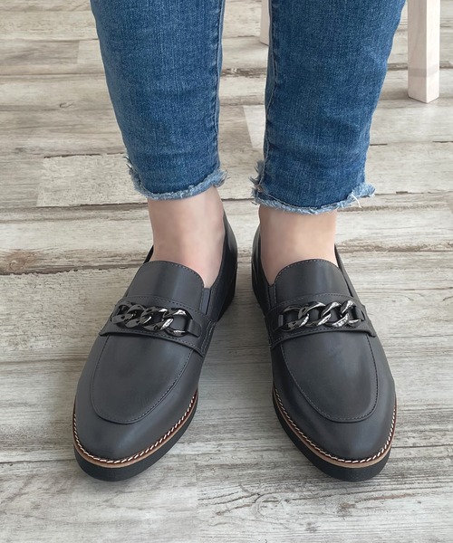LUGG NAGG ローファー 「晴雨兼用」チェーンつきトラッド