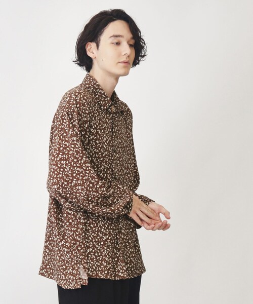 THE SHOP TK シャツ フラワープリントシャツ メンズ : ZOZOTOWN