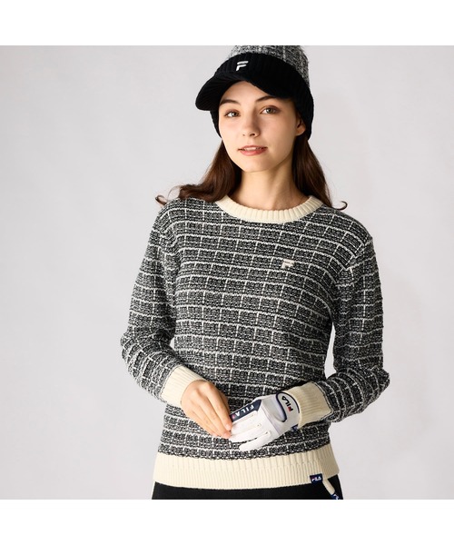 【海外限定】 FILA GOLF ニット セーター GOLF/フィラゴルフ ゴルフウェア レディースウェア