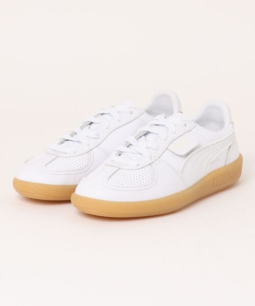 ★【 】 ユニセックス ホワイト マルモ スニーカー★ セール】PUMA プーマ ユニセックス パレルモ レザー スニーカー