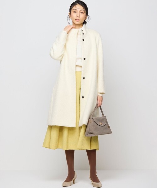 組曲（KUMIKYOKU） コート アウター スタンドカラーシャギーコート