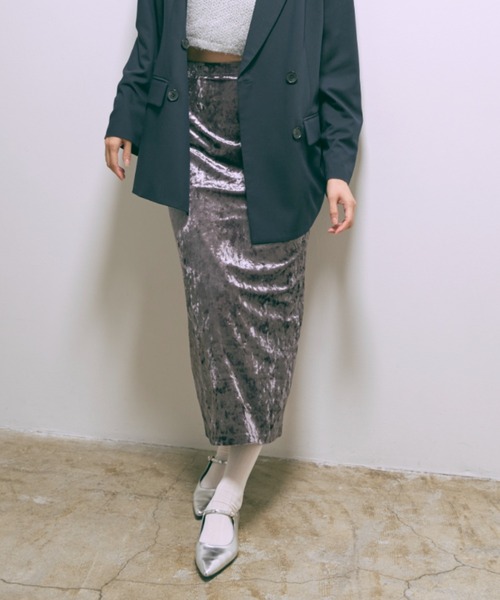 EN NEUME スカート Velour I-Line Skirt : ZOZOTOWN Yahoo!店 - 通販