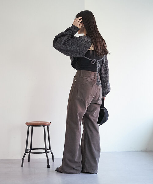 mystic ニット MIXバックシャンニット レディース : ZOZOTOWN Yahoo!店 