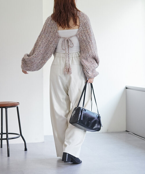 mystic ニット MIXバックシャンニット レディース : ZOZOTOWN Yahoo!店 