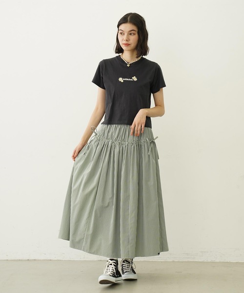 MILKFED. スカート GINGHAM CHECK VOLUME SKIRT : ZOZOTOWN