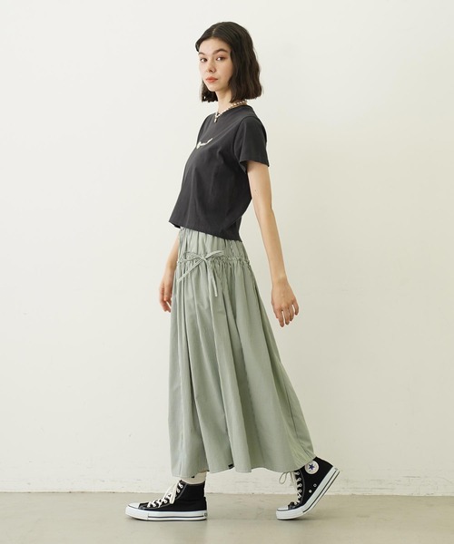 ミルクフェド　スカート　サイズS MILKFED. スカート GINGHAM CHECK VOLUME SKIRT : ZOZOTOWN
