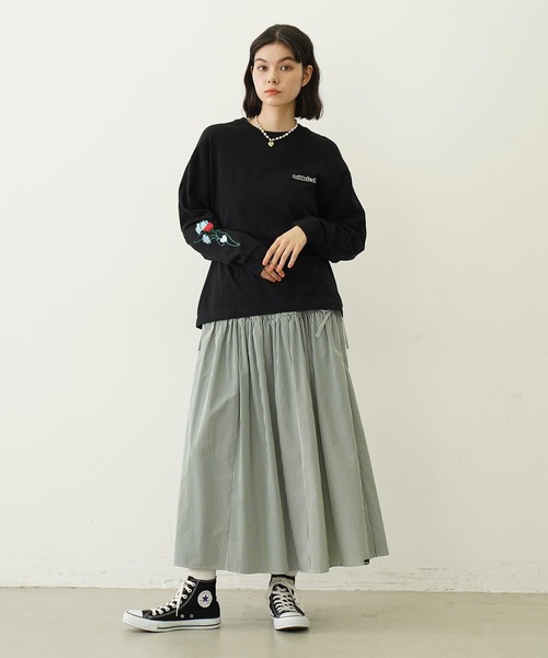 ミルクフェド スカート MILKFED. スカート GINGHAM CHECK VOLUME SKIRT : ZOZOTOWN