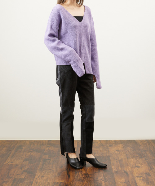 【ジェーンスミス 別注 5G RIDGE V-NECK ニット】 SALE》5G RIDGE V-NECK KNIT PULLOVER［23WKN-#118L］ | InBloom