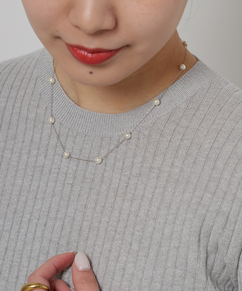 JOURNAL STANDARD relume ネックレス RELUME ガラスパールx