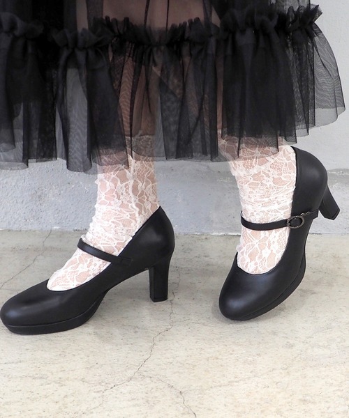 byあしながおじさん パンプス 厚底ストラップパンプス 8890889