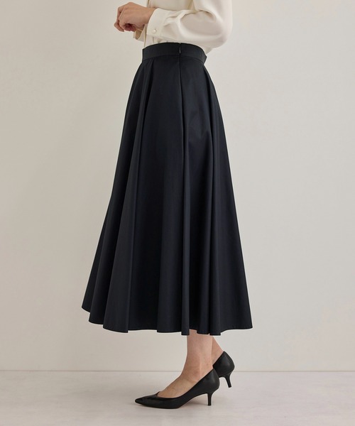 ROPE'（ロペ） スカート 「洗える」ドライコットンフォルムフレア