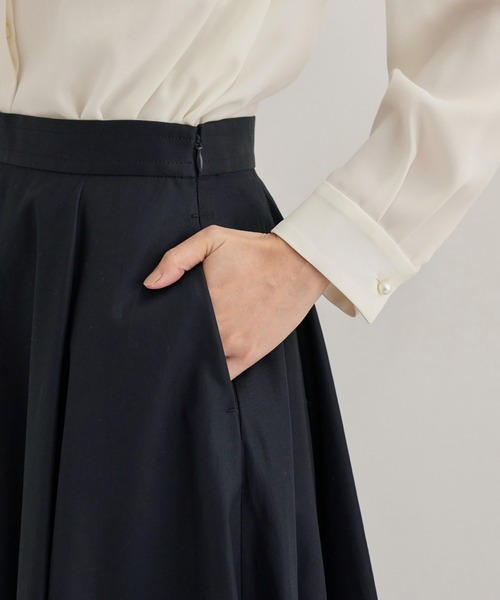 ROPE'（ロペ） スカート 「洗える」ドライコットンフォルムフレア