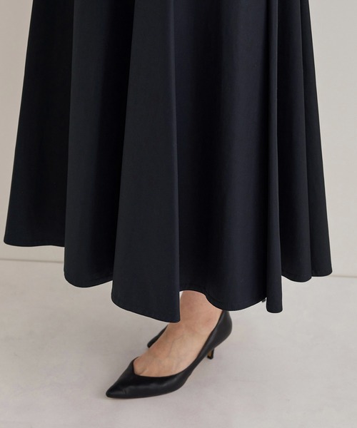 ROPE'（ロペ） スカート 「洗える」ドライコットンフォルムフレア