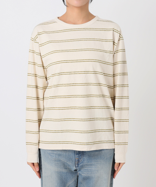 国産品 マルチボーダーロンT tシャツ FRAMeWORK レディース ZOZOTOWN : トップス