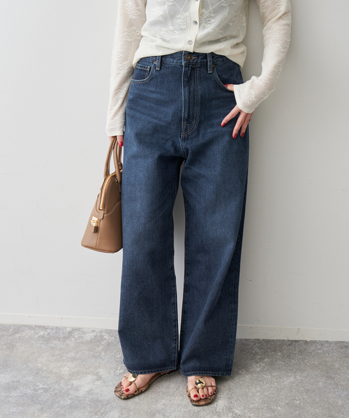Spick & Span ルーズストレートデニム　40 セール 30%OFF】ルーズストレートデニムパンツ(506099438
