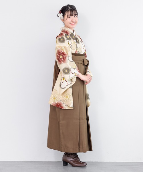SOUBIEN 着物 floroハイジュニア袴4点セット（着物・襦袢・下帯