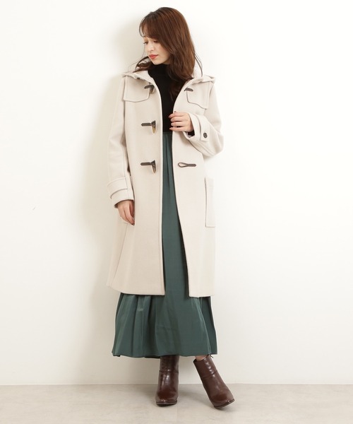 「N.(N. Natural Beauty Basic)」 ダッフルコート MEDIUM ベージュ レディース_画像2
