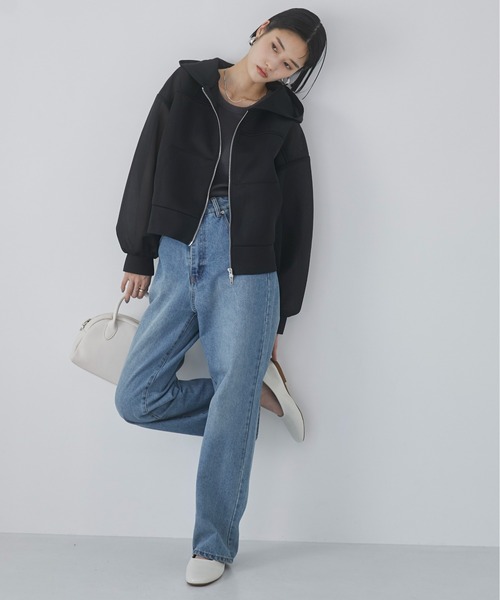ANGIE パーカー シアーダンボール シップアップ フーディー