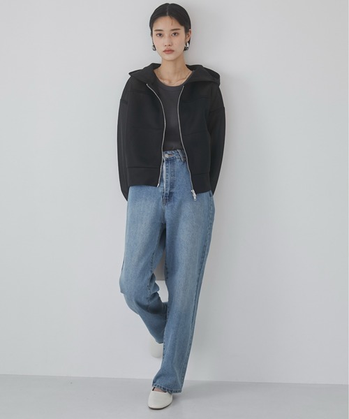 ANGIE パーカー シアーダンボール シップアップ フーディー